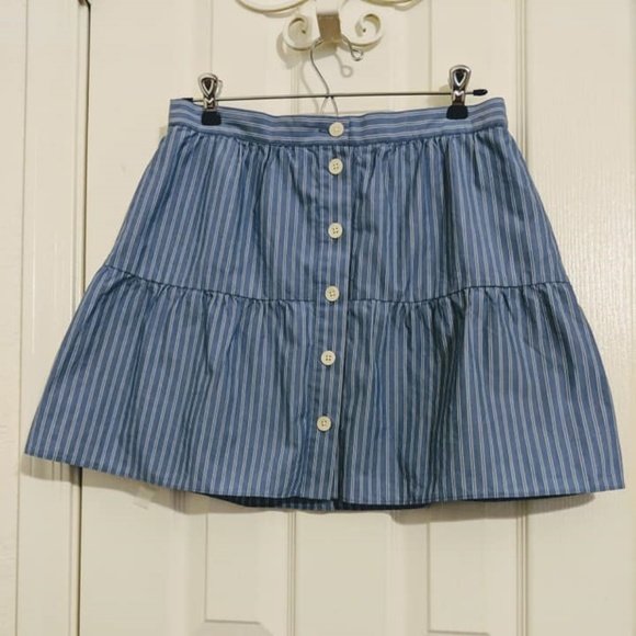 Madewell Dresses & Skirts - NWT Madewell button down striped skirt size Medium